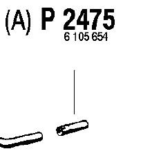 Exhaust Pipe P2475