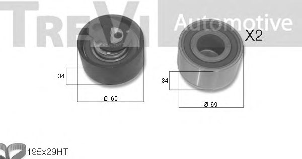 Timing Belt Kit RPK3299D