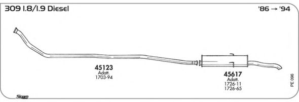 Exhaust System PE096