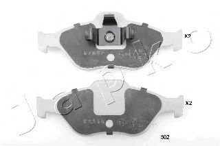 Brake Pad Set, disc brake 50302