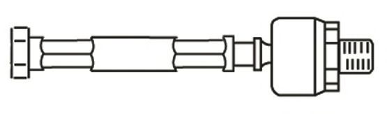 Articulação axial, barra de acoplamento 1145