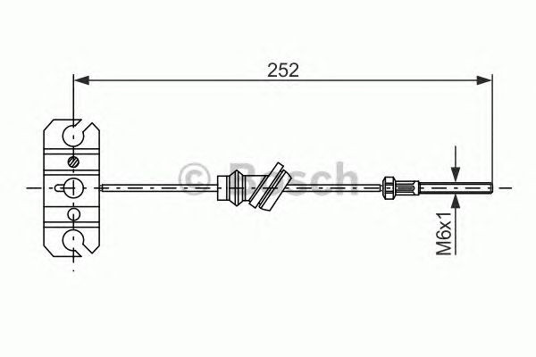 Cable, parking brake 1 987 477 503