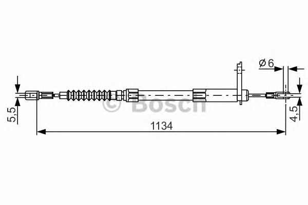 Cable, parking brake 1 987 477 749