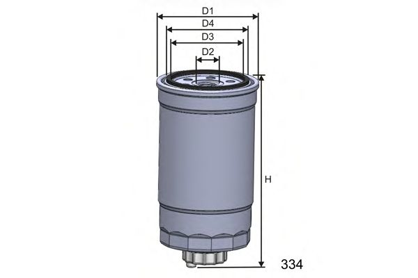Filtro carburante M351A