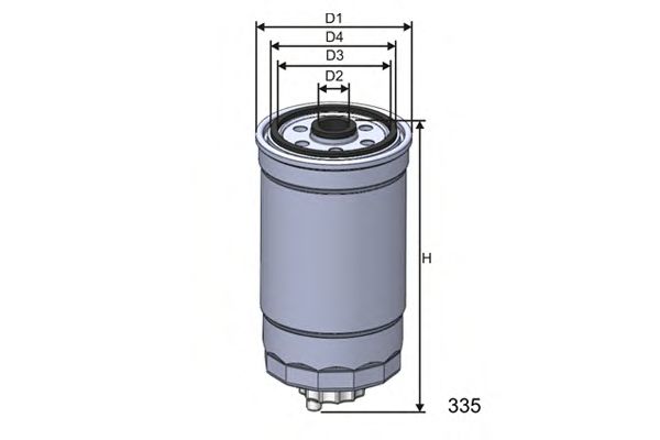 Fuel filter M324