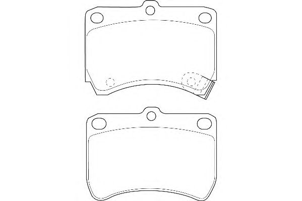 Brake Pad Set, disc brake WBP21355A