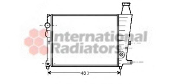 Radiator, engine cooling 09002013