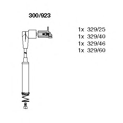 Ignition Cable Kit 300/923