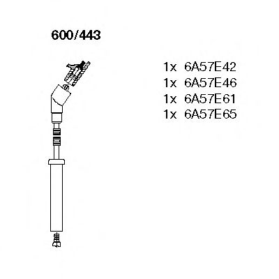 Ignition Cable Kit 600/443