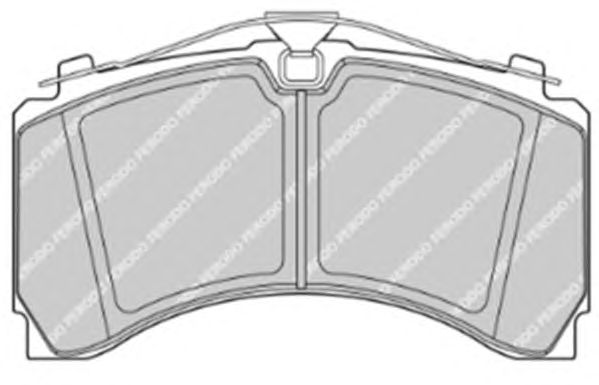 Brake Pad Set, disc brake FCV4418PTS