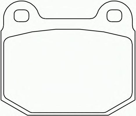 Brake Pad Set, disc brake P 59 004