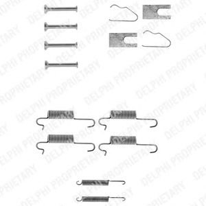 Accessory Kit, brake shoes LY1011