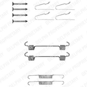Accessory Kit, parking brake shoes LY1306
