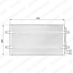 Condensator, airconditioning TSP0225471