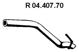 Exhaust Pipe 04.407.70