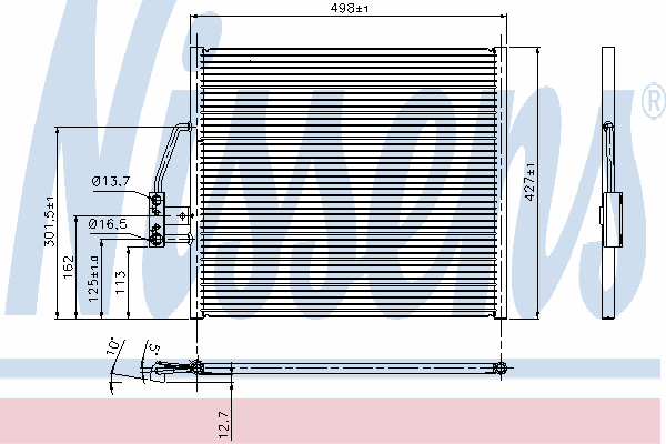 Condensator, airconditioning 94274
