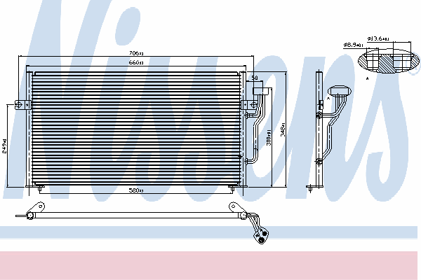 Condensator, airconditioning 94433