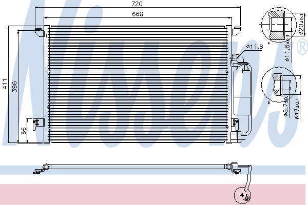 Condenser, air conditioning 94675