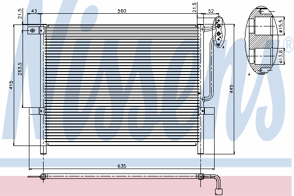 Condensator, airconditioning 94894