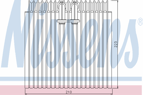 Evaporator, air conditioning 92072