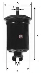 Fuel filter S 1632 B