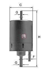 Fuel filter S 1830 B