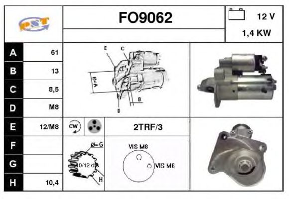 Startmotor FO9062
