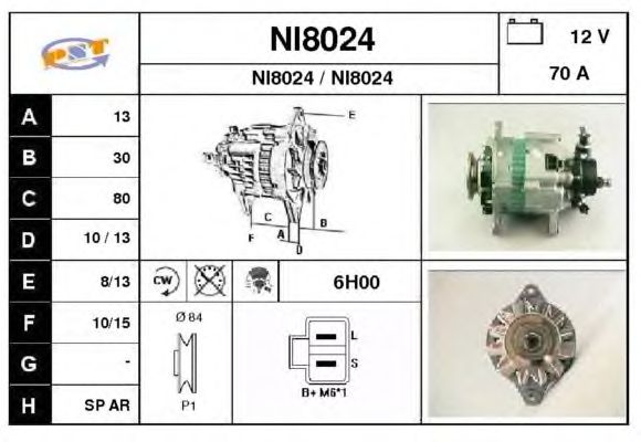 Alternator NI8024