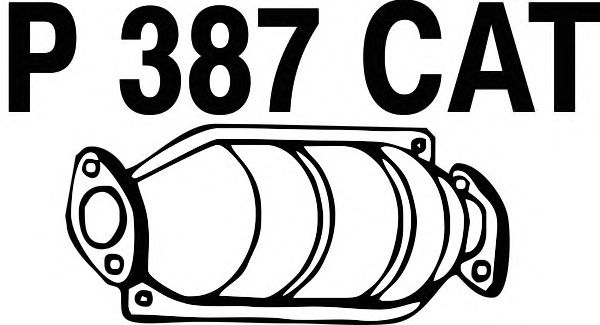 Catalytic Converter P387CAT