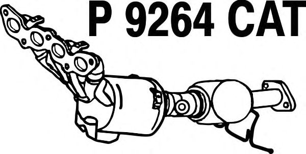 Catalytic Converter P9264CAT