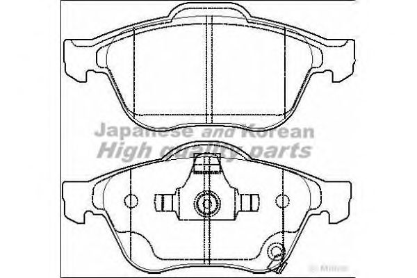 Brake Pad Set, disc brake 1080-5112