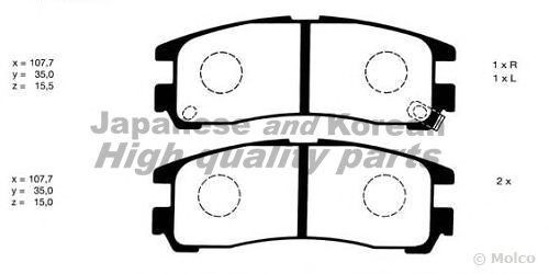 Brake Pad Set, disc brake C012-05
