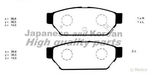Brake Pad Set, disc brake C017-01