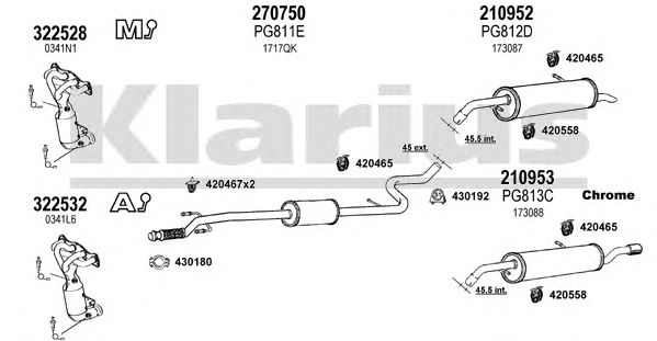 Exhaust System 631244E