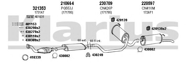 Exhaust System 180449E
