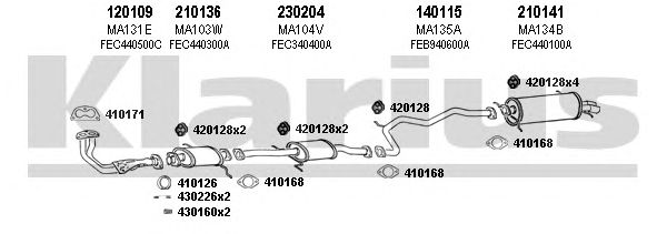 Exhaust System 570060E