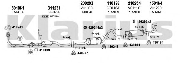 Exhaust System 960141E