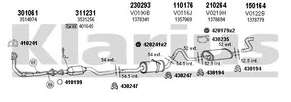 Exhaust System 960142E