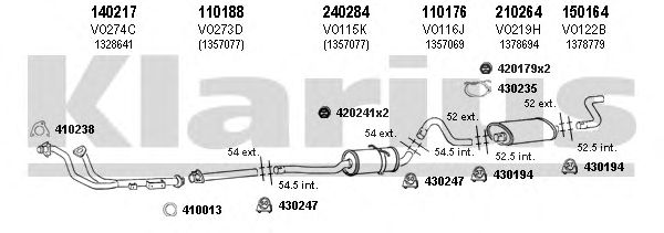 Exhaust System 960161E