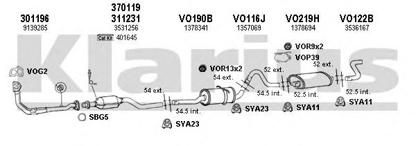 Exhaust System 960170U
