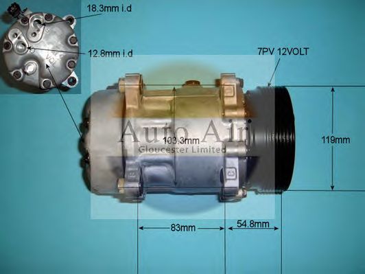 Compressor, ar condicionado 14-1208