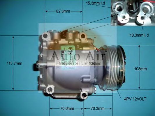 Compressor, airconditioning 14-3570