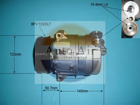 Compressor, airconditioning 14-5302P