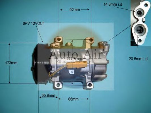 Compressor, ar condicionado 14-7482P
