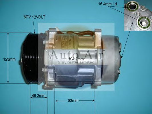 Kompressori, ilmastointilaite 14-7486P