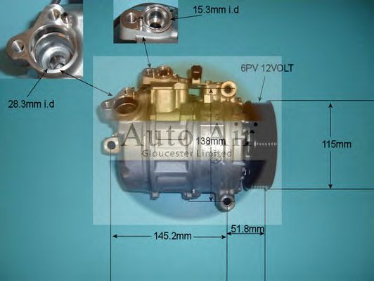 Compressor, airconditioning 14-9151