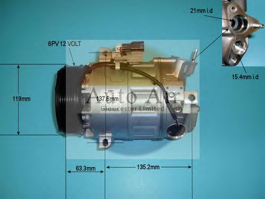 Compressor, airconditioning 14-1042