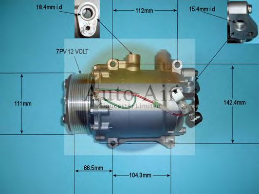 Compressor, airconditioning 14-3753P