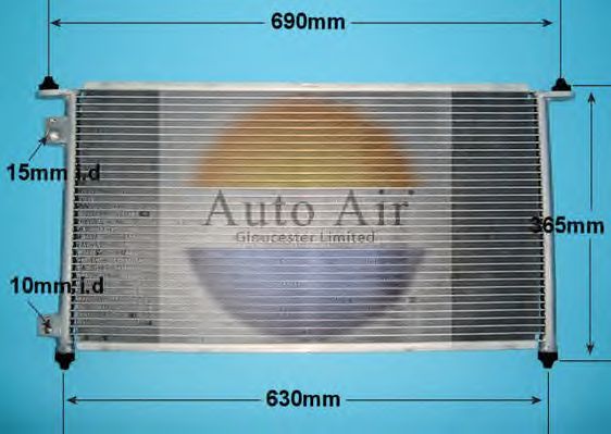 Condensator, airconditioning 16-0002
