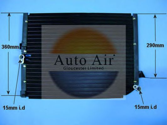 Condensator, airconditioning 16-1008